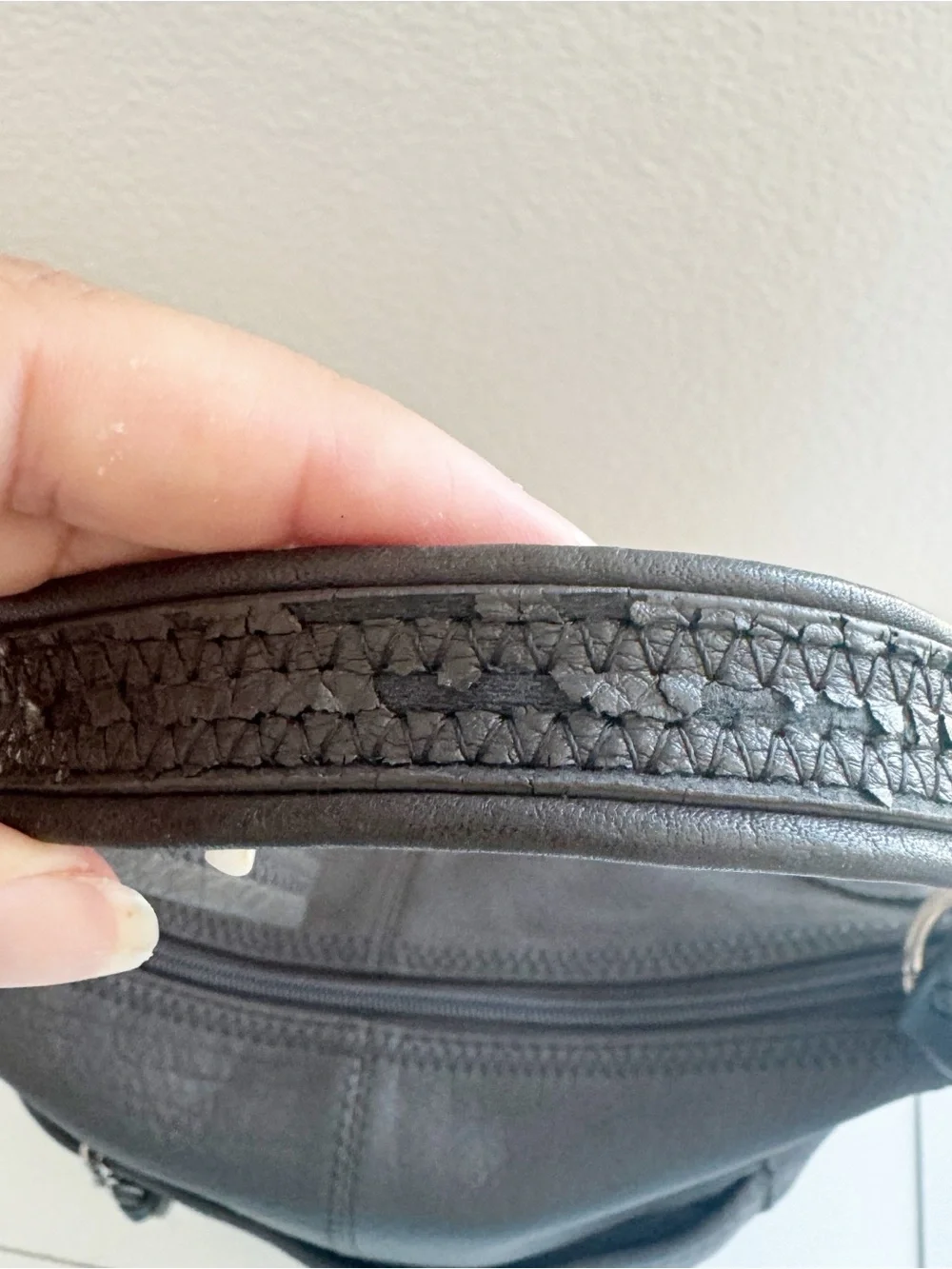 The Sak Hobo Smoke Grey Pebbled Handbag